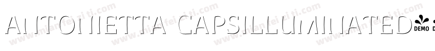 Antonietta CapsIlluminated字体转换